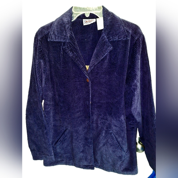 BILL BLASS Large Corduroy Coat - Picture 2 of 4